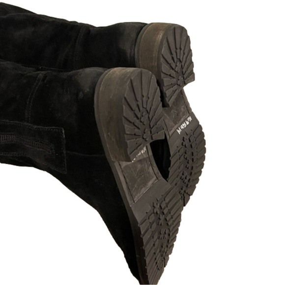 Matt Bernson Black Suede Knee High Boots Size 7  Retail $295 - Picture 16 of 16
